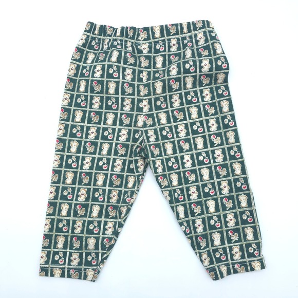 Vintage Cradle Togs Green Teddy Bear Outfit Set Size 12M - Picture 8 of 11